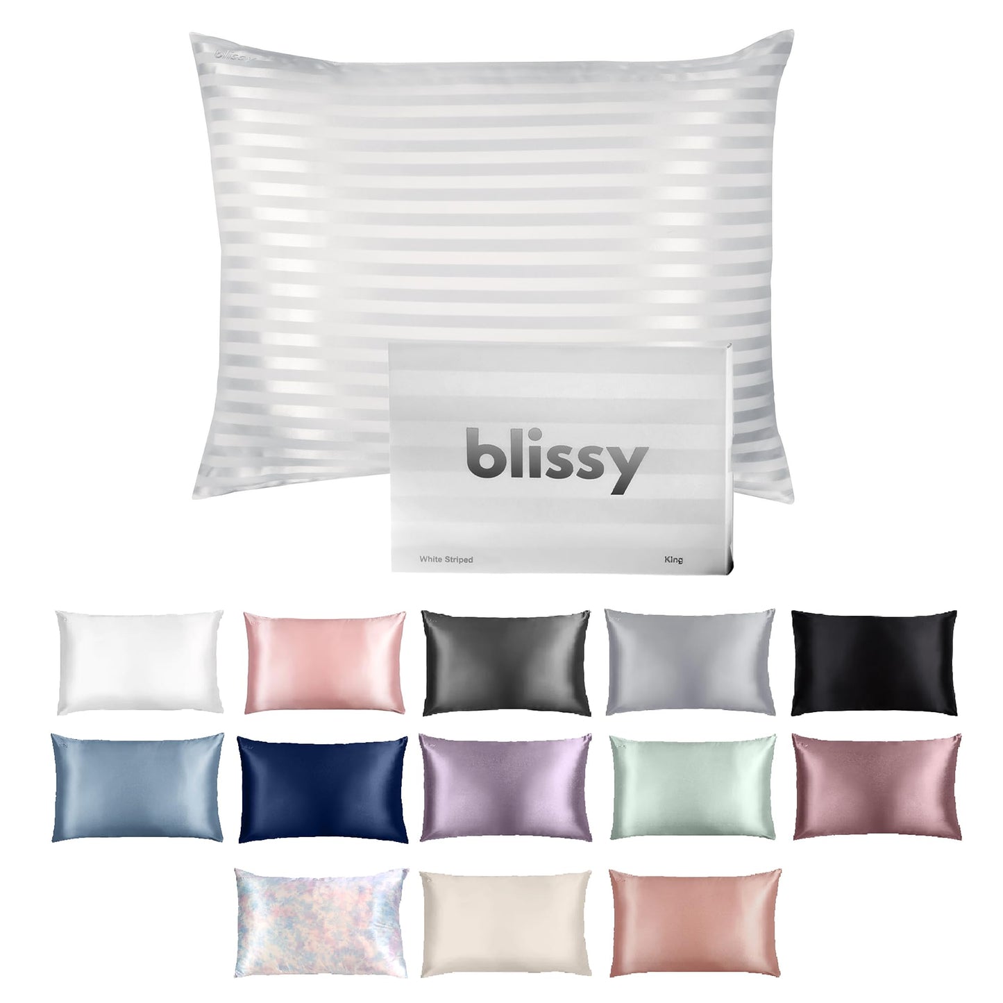 Blissy Silk Pillowcase - 100% Pure Mulberry Silk