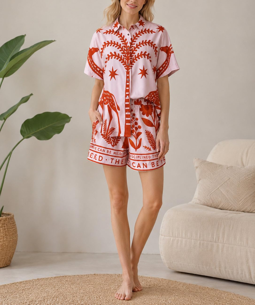 LOVESHOOT 2 Piece Short Sets