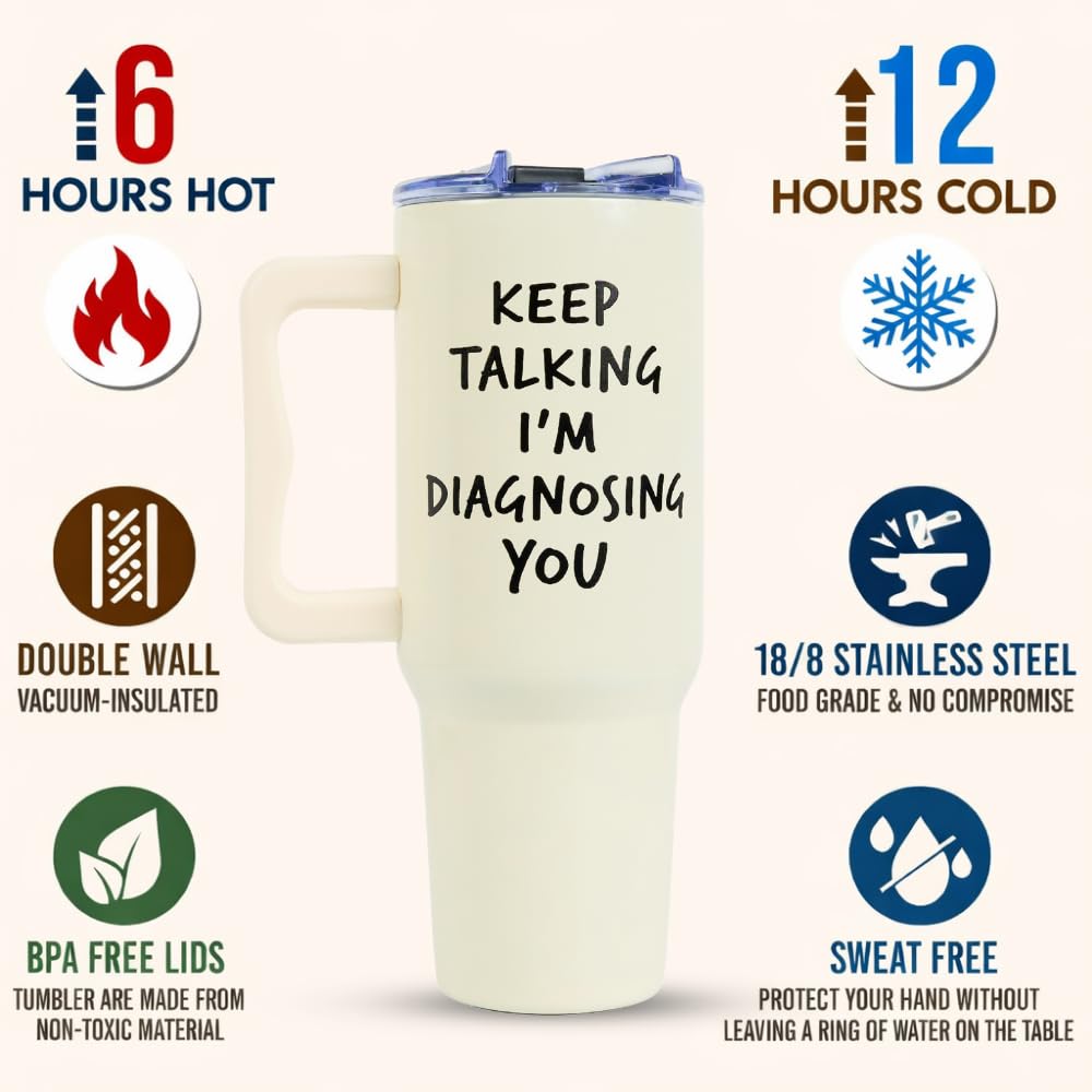 Baseball Mom Gifts - Perfect for Moms from Kids, Friends - Birthday & Christmas - 40oz Tumbler with Handle