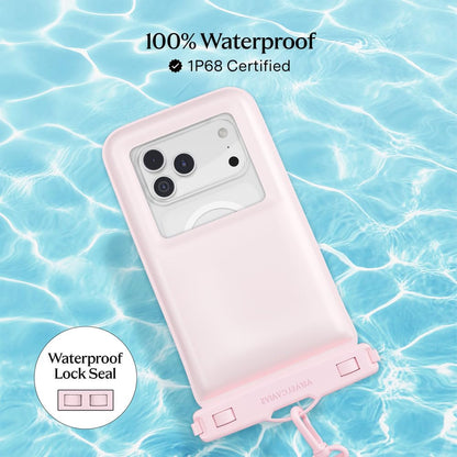 VELVET CAVIAR Waterproof Phone Pouch with Lanyard