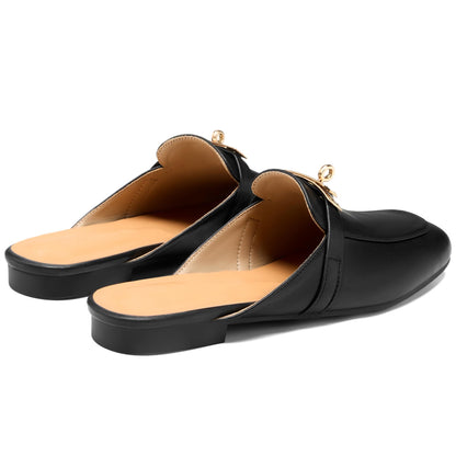 Almond Toe Slip-On Flats