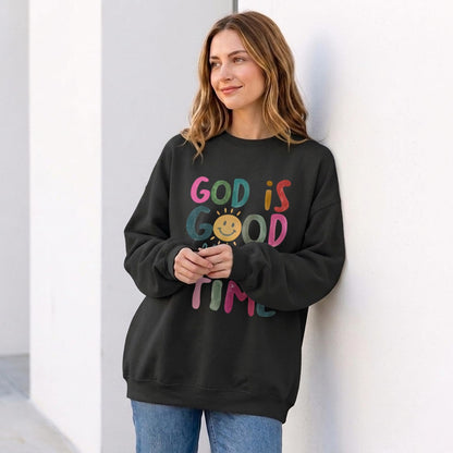 BeWithYou Christian Sweatshirts for Women -God is Good