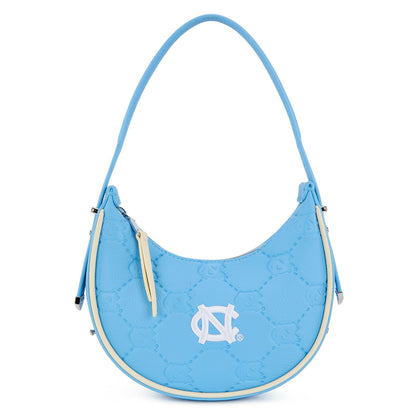 NCAA Crescent Shoulder Bag for Women, Half Moon Clutch Purses for Birthday/Graduation Gifts