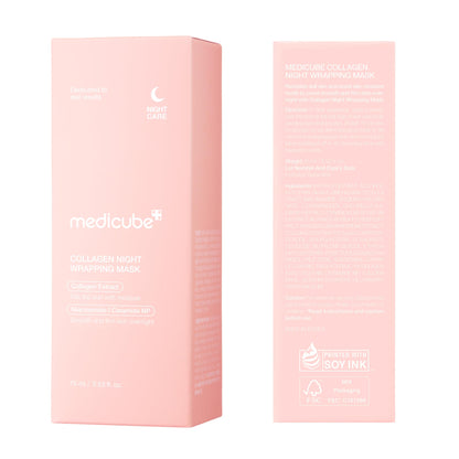 medicube Wrapping Mask PDRN Caffeine - Overnight Peel Off Facial Mask