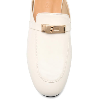 Almond Toe Slip-On Flats