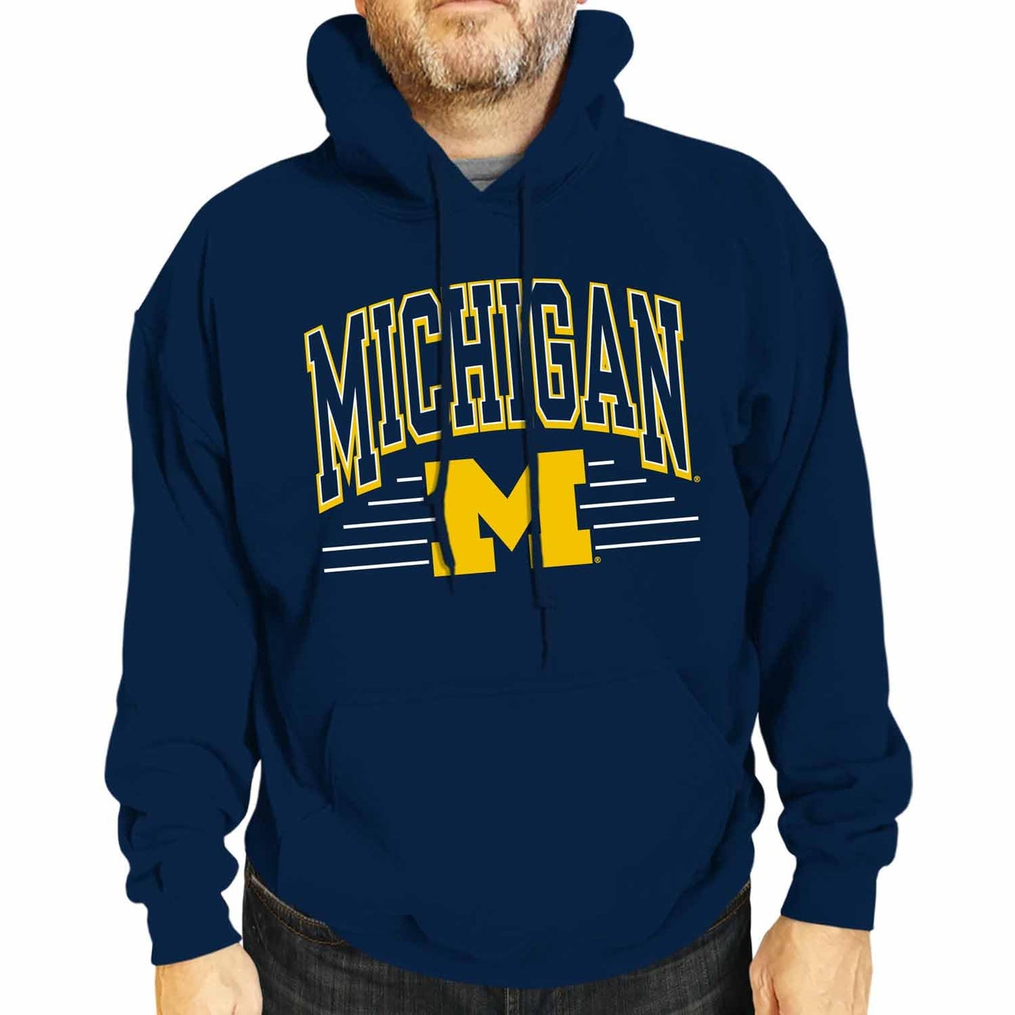 Campus Colors NCAA Overtime Classics Hooded Fleece Sweatshirt - Men Women | Officially licensed NCAA hoodie - unisex cotton poly fleece - kangaroo pocket - machine washable - S to 2XL