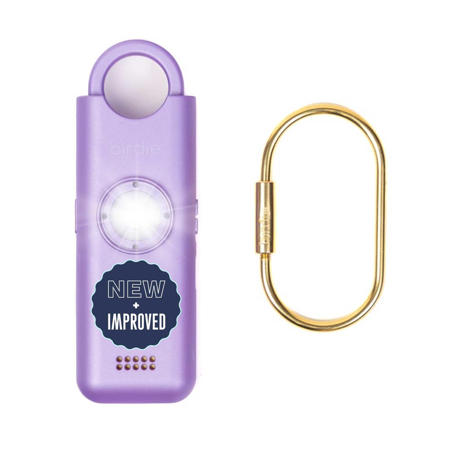 She’s Birdie 3.0 New Version – The Original Personal Safety Alarm for Women by Women–Loud Siren, Flash Light and Rechargeable Battery in a Variety of Colors (Aqua Blue)
