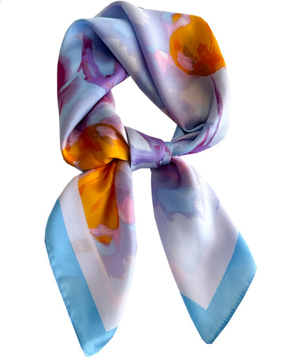 Satin Bandana Headscarf for Women Silky Hair Scarves for Fashion Lightweight