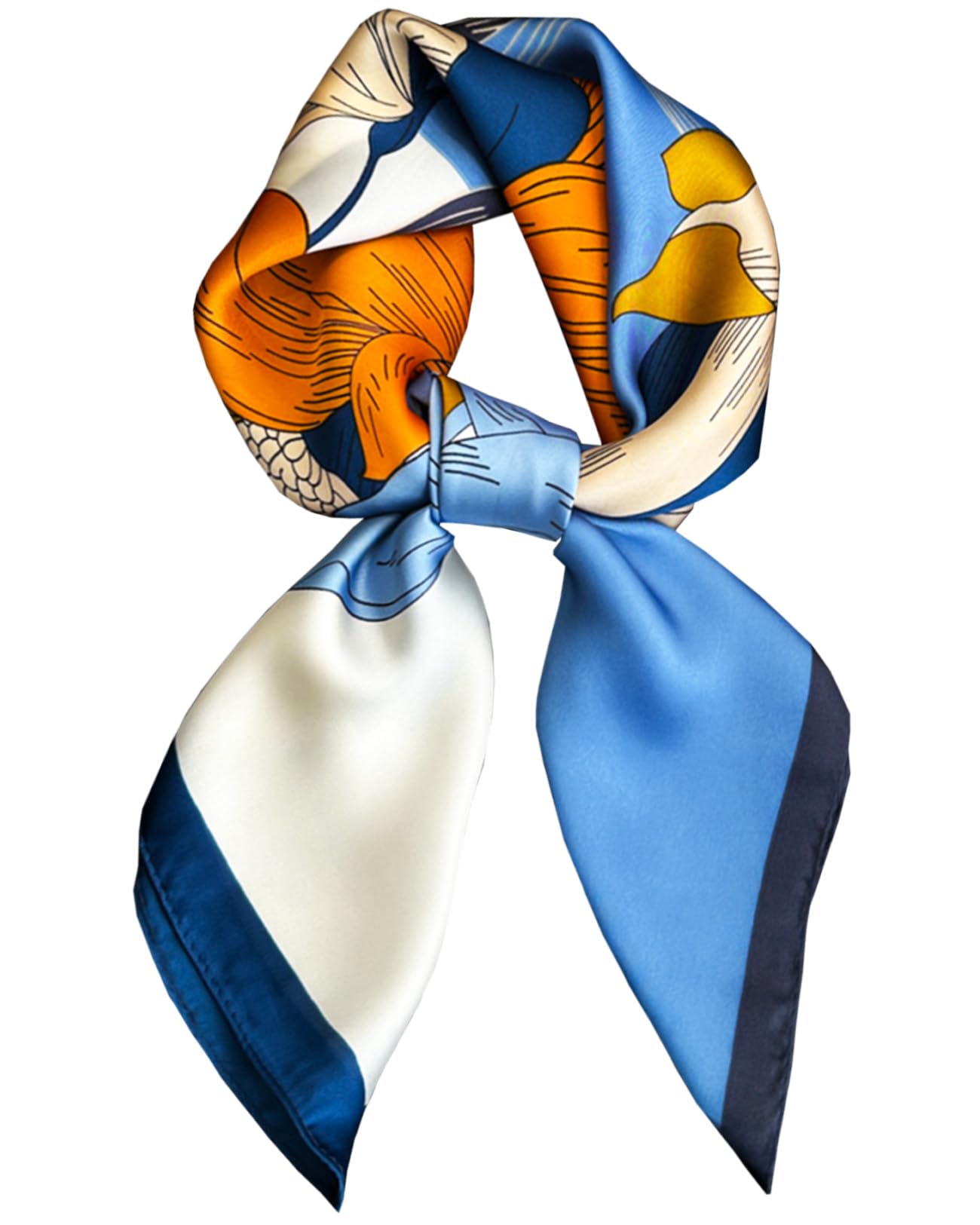 Satin Bandana Headscarf for Women Silky Hair Scarves for Fashion Lightweight