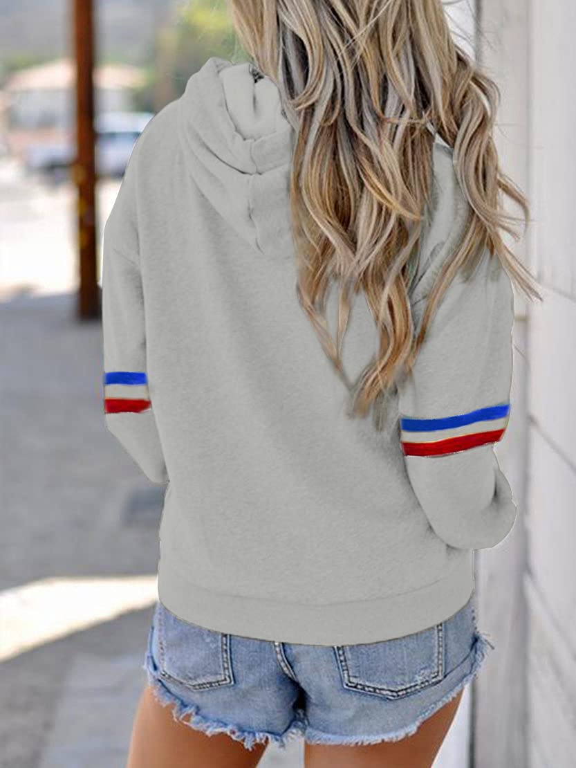 Womens Baseball Hoodie Casual Long Sleeve Baseball Mom Sweatshirt