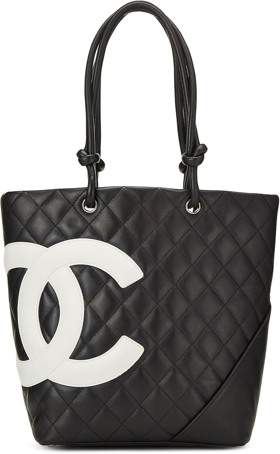 WHAT GOES AROUND COMES AROUND Women's Pre-Loved Chanel Calfskin Cambon Small Tote Bag