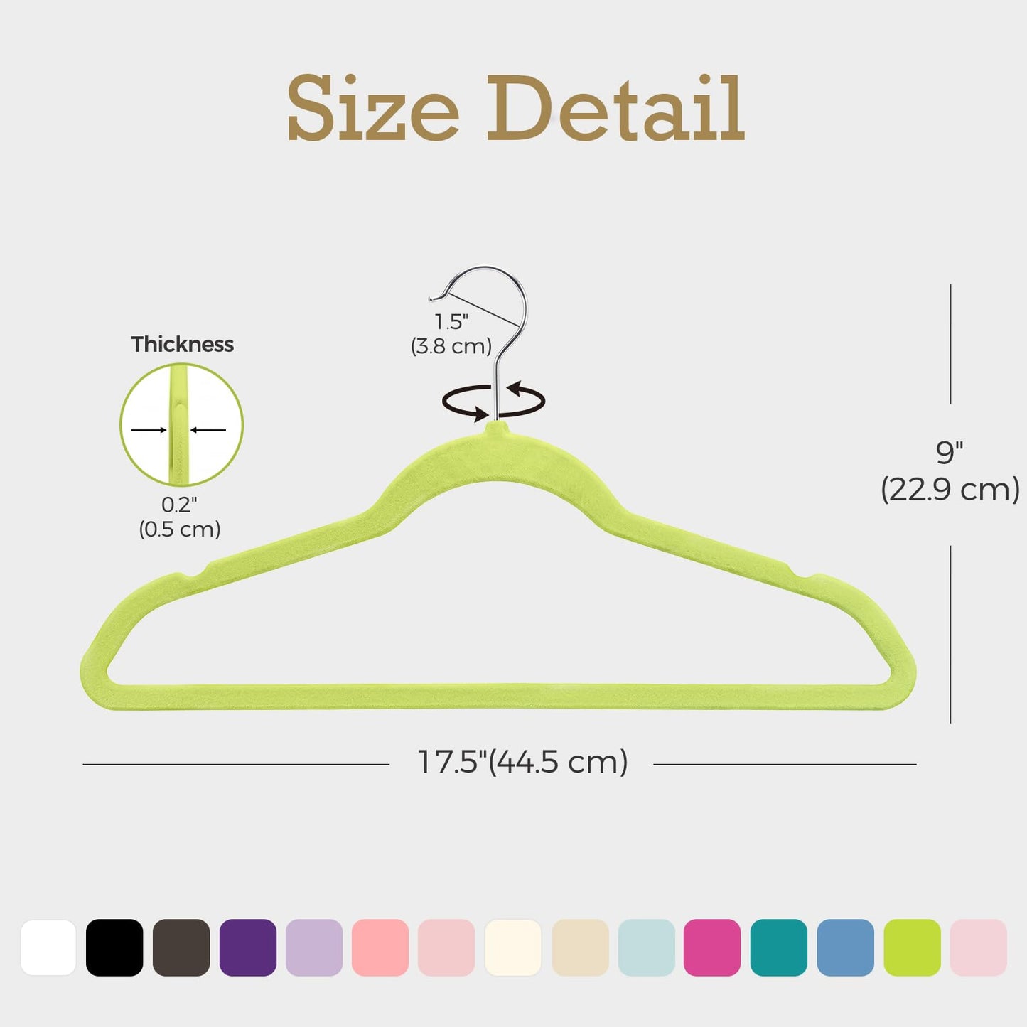 HOUSE DAY Black Velvet Hangers 60 Pack, Non Slip Clothes Felt Hanger Heavy Duty for Coat, Premium Slim Space Saving Suit Hangers for Closet Organizer, 360° Rotating Silver Hook