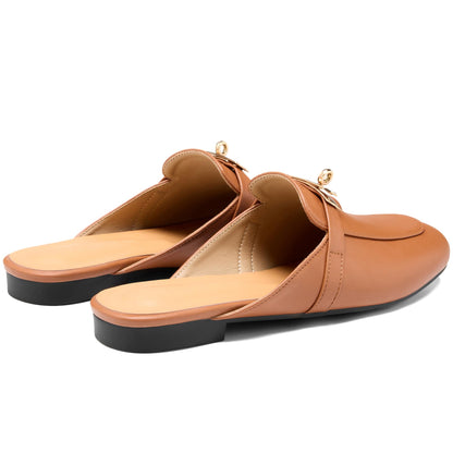 Almond Toe Slip-On Flats