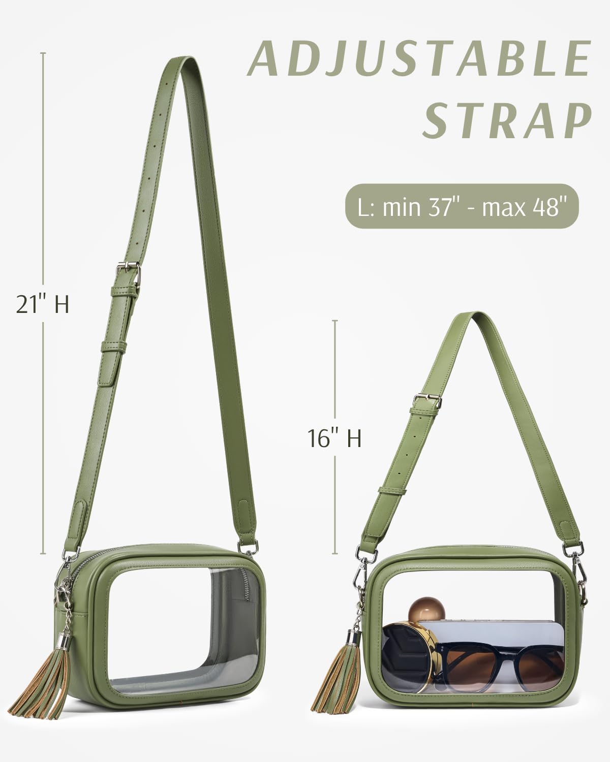 Unilily Clear Bag for Stadium Events