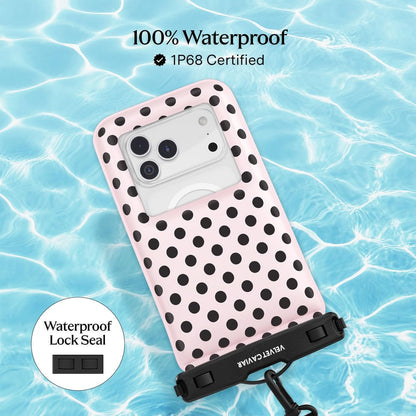 VELVET CAVIAR Waterproof Phone Pouch with Lanyard