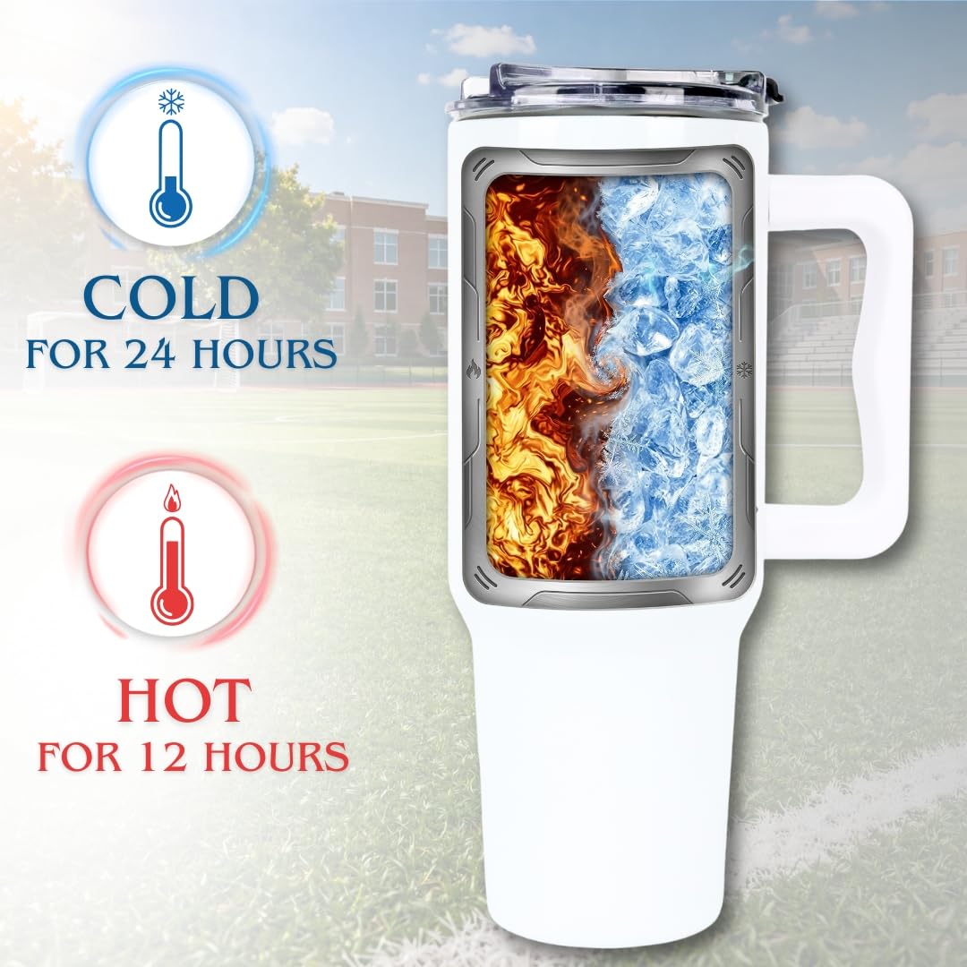 Baseball Mom Gifts - Perfect for Moms from Kids, Friends - Birthday & Christmas - 40oz Tumbler with Handle