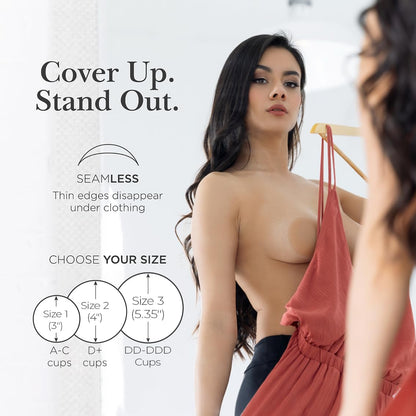 Nippies Reusable Nipple Covers, Skin Safe Pasties in Circle or Lift Style