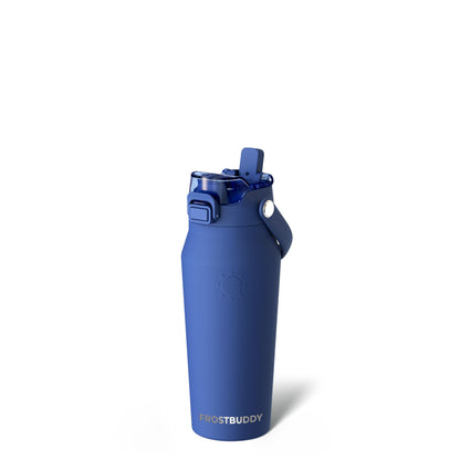 Frost Buddy 24oz Insulated Water Bottle - Straw & Chug Lid - Leak-Proof | Sip-or-chug dual lid | Ice-cold for 24+ hours | Cup-holder friendly