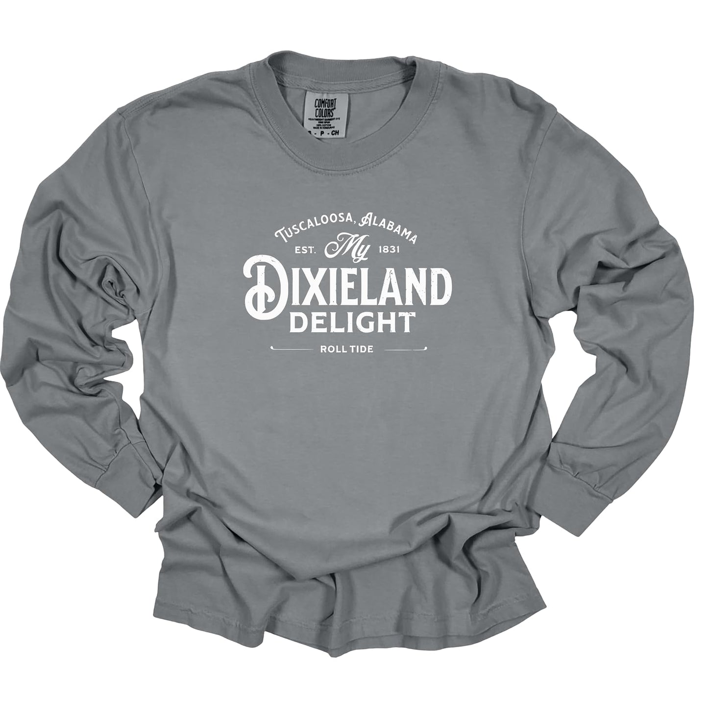 Alabama Football Dixieland Delight Fan Long Sleeve T-Shirt