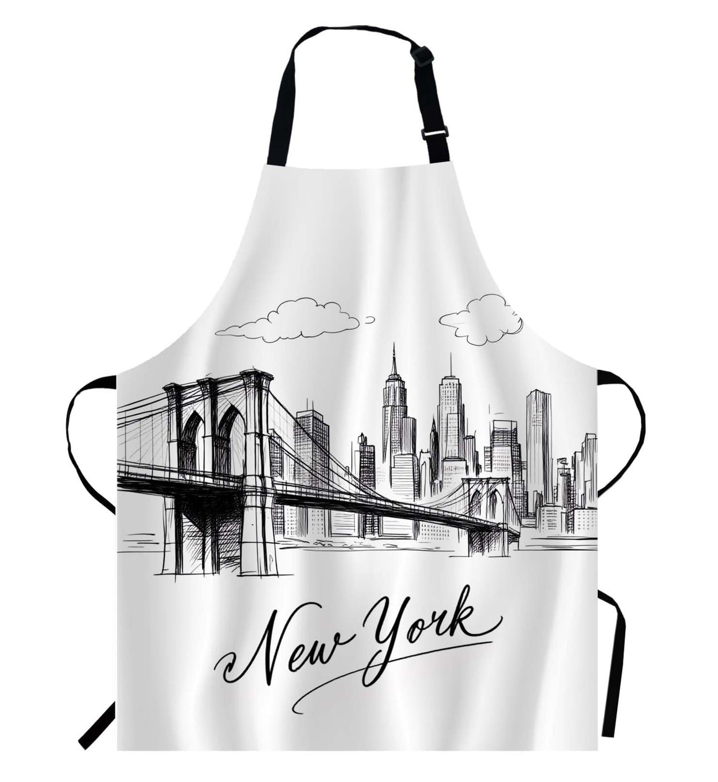 Wondertify Doodle Frames in French Style Apron