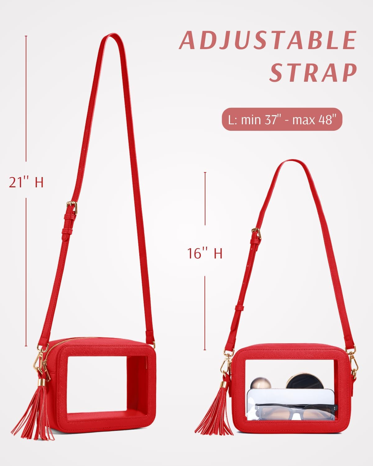 Unilily Clear Bag for Stadium Events