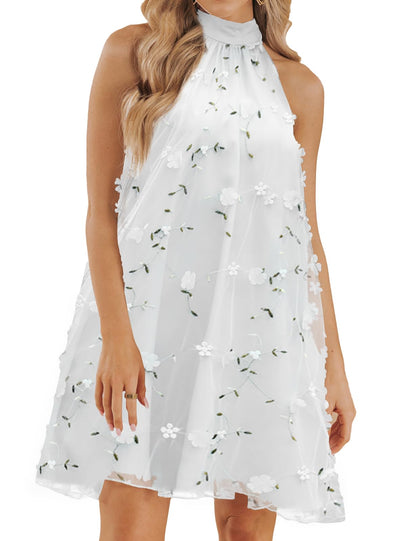 VIMPUNEC Womens Summer Halter Mini