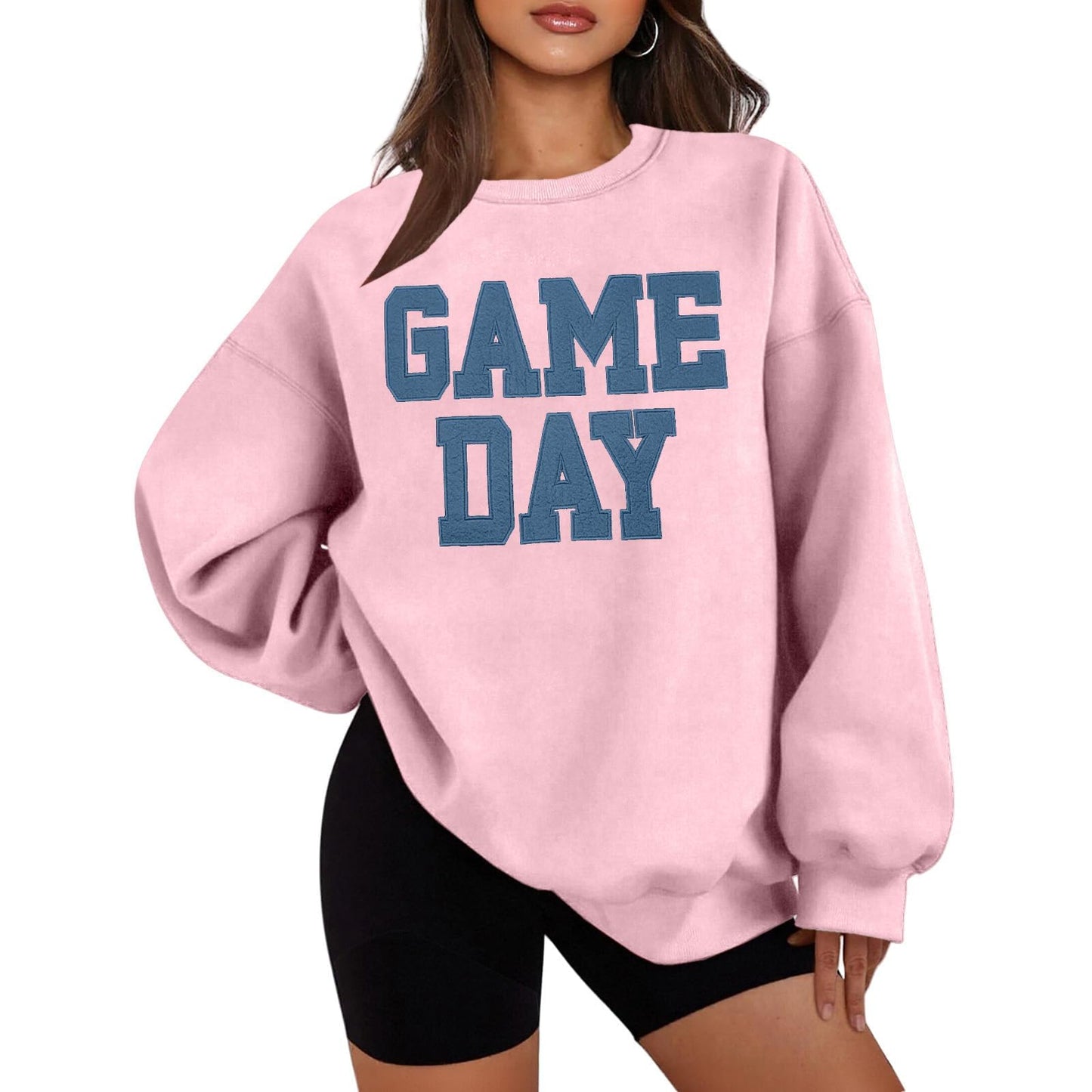 Women Oversized Game Day Sweatshirt