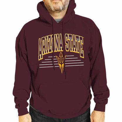 Campus Colors NCAA Overtime Classics Hooded Fleece Sweatshirt - Men Women | Officially licensed NCAA hoodie - unisex cotton poly fleece - kangaroo pocket - machine washable - S to 2XL
