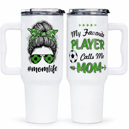 Baseball Mom Gifts - Perfect for Moms from Kids, Friends - Birthday & Christmas - 40oz Tumbler with Handle