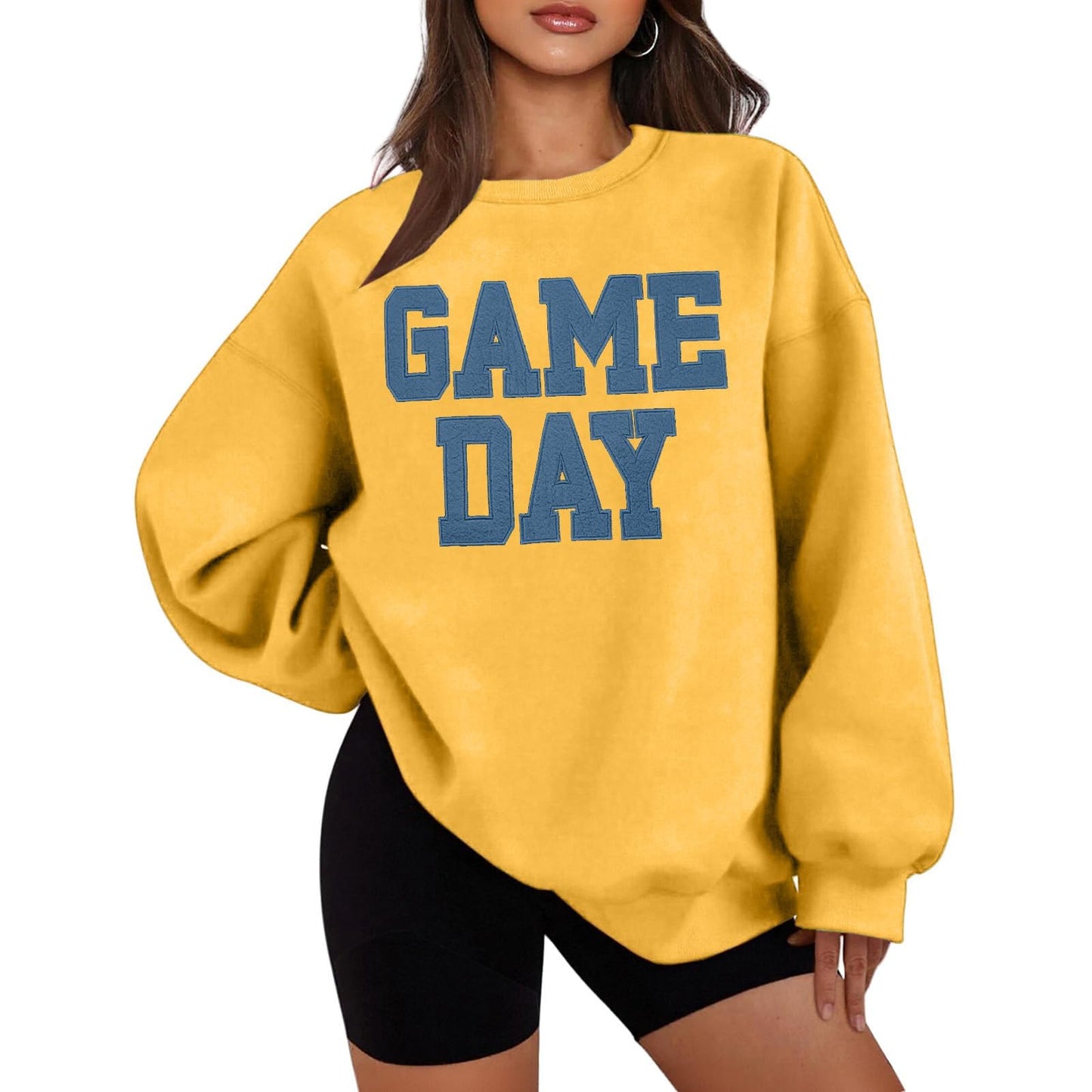 Women Oversized Game Day Sweatshirt