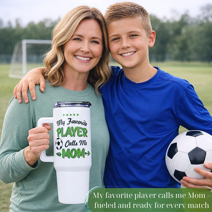 Baseball Mom Gifts - Perfect for Moms from Kids, Friends - Birthday & Christmas - 40oz Tumbler with Handle