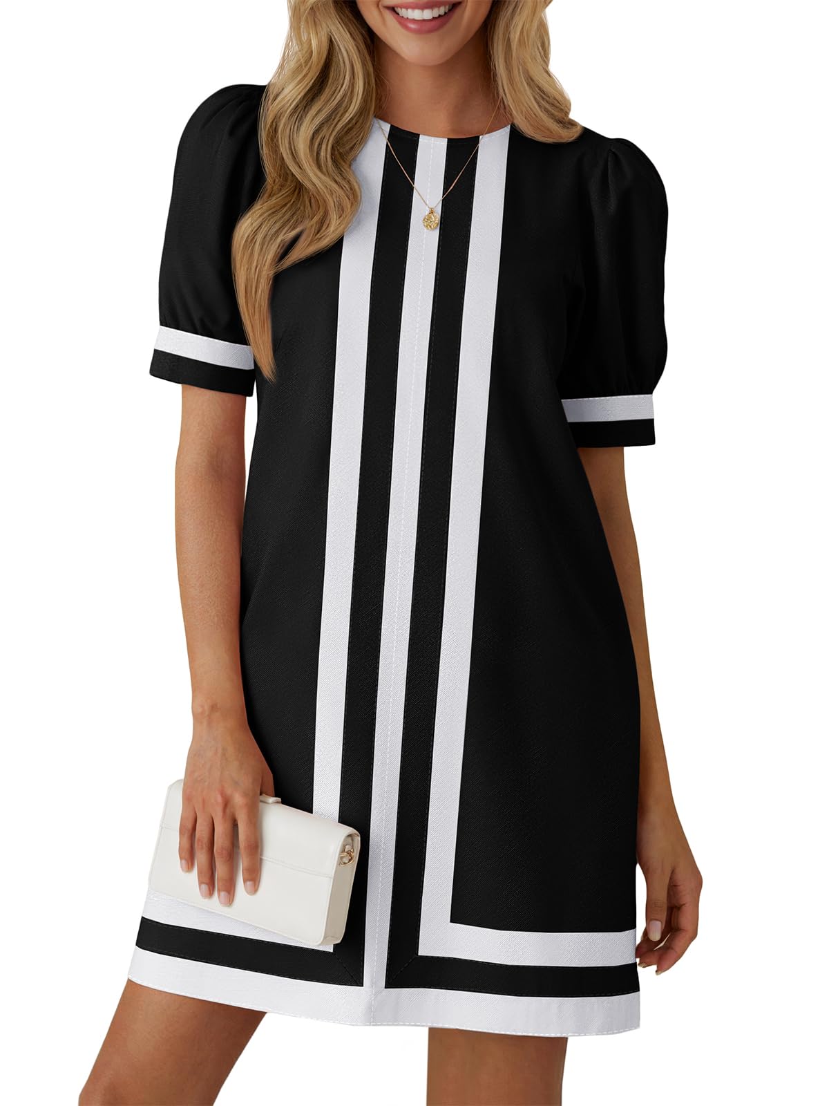 Wenrine Womens Summer Mini Dress