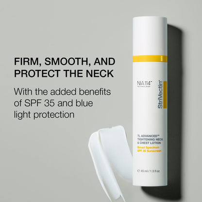 StriVectin Tighten and Lift Advanced Neck Cream PLUS with Alpha-3 Peptides for Neck and Décolleté, Smoothing Look of Wrinkles and Fine Lines, Improves Crepey Skin and Vertical Lines