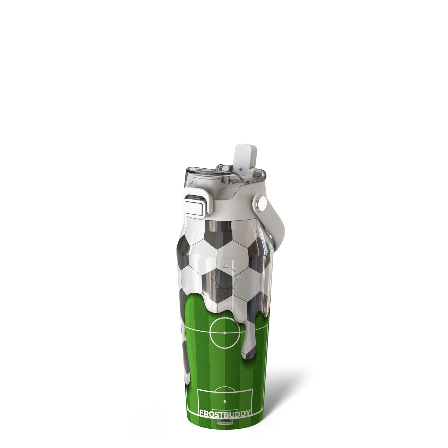 Frost Buddy 24oz Insulated Water Bottle - Straw & Chug Lid - Leak-Proof | Sip-or-chug dual lid | Ice-cold for 24+ hours | Cup-holder friendly