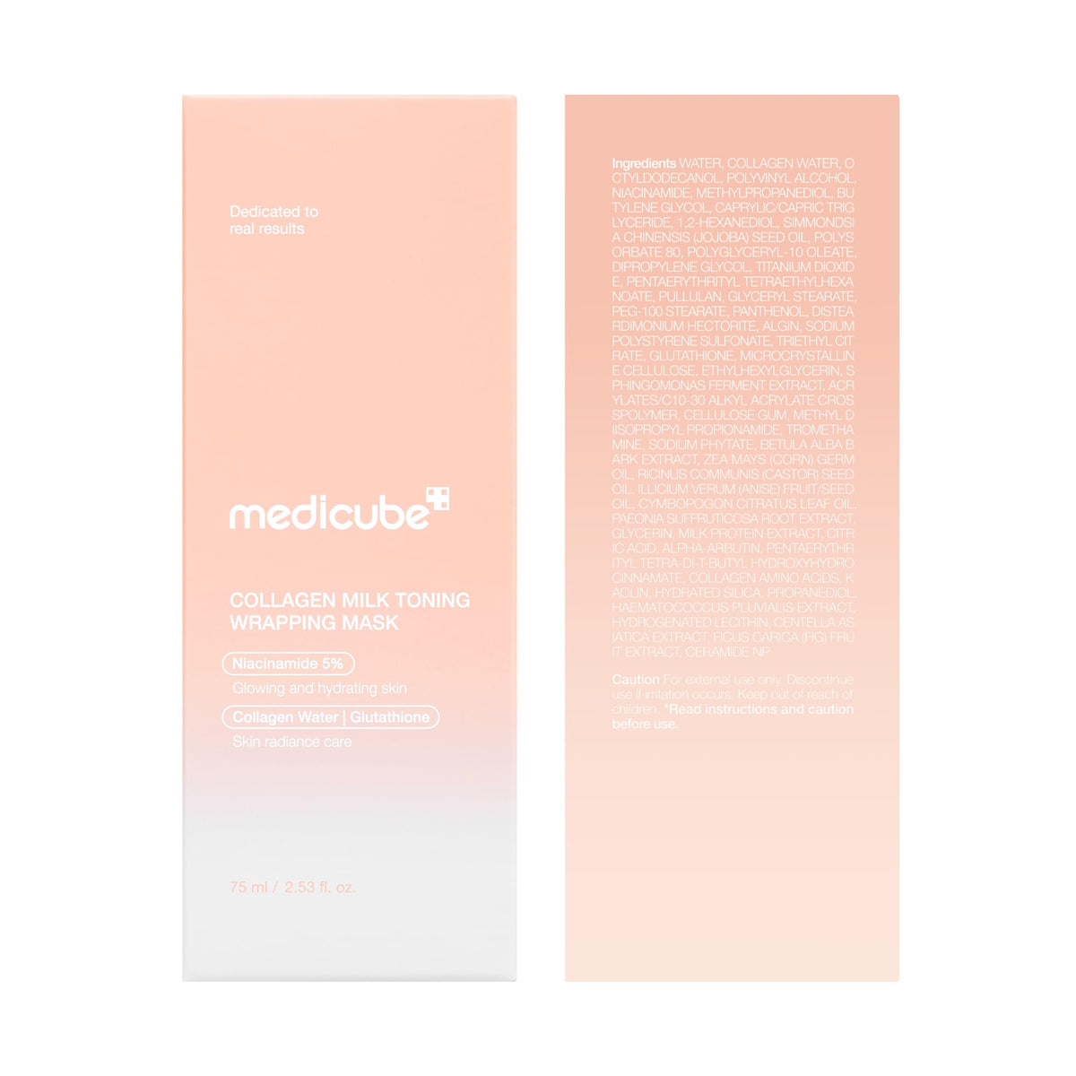 medicube Wrapping Mask PDRN Caffeine - Overnight Peel Off Facial Mask