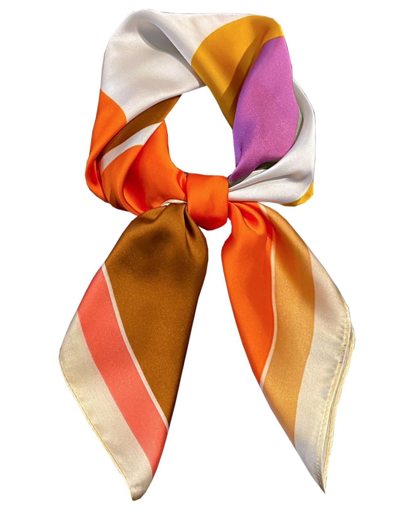 Satin Bandana Headscarf for Women Silky Hair Scarves for Fashion Lightweight