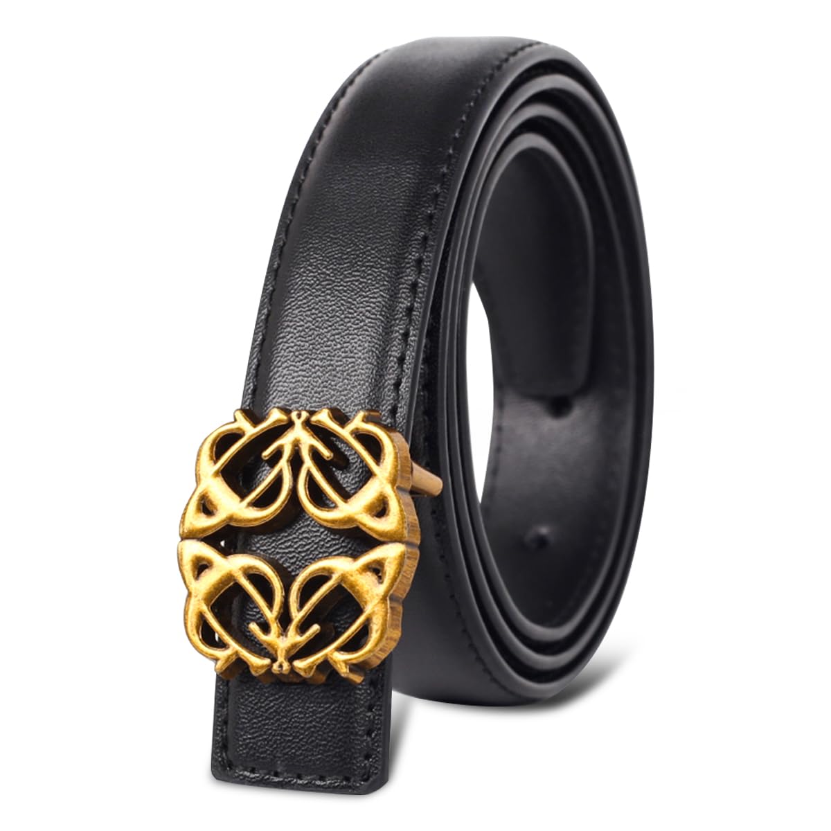 Relang Women's Belts with Gold Buckle