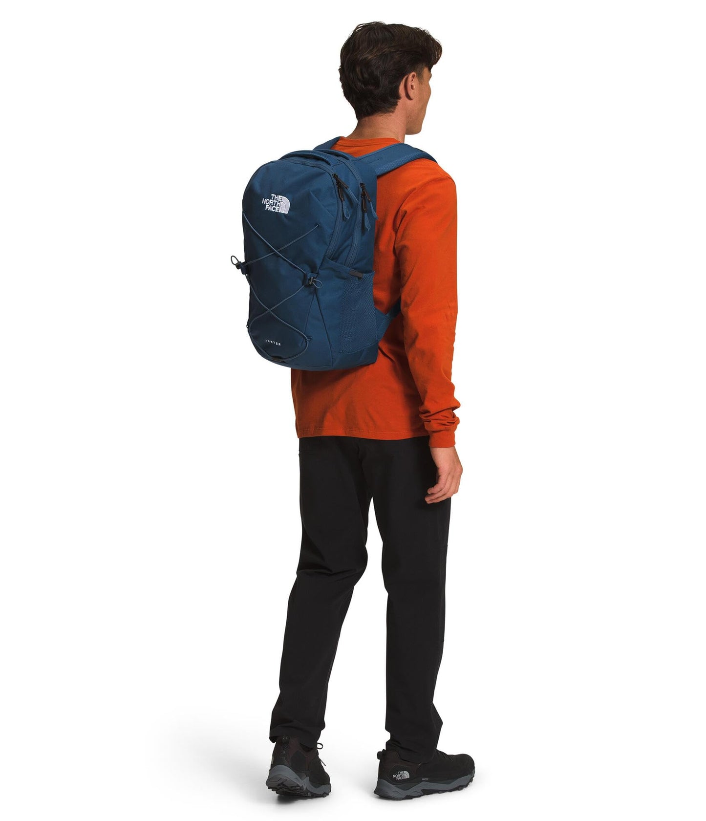 The North Face Jester Everyday Laptop Backpack - Commuter Daypack, Water Repellent, Laptop Sleeve, Lunar Blue/Fizz Lime, One Size