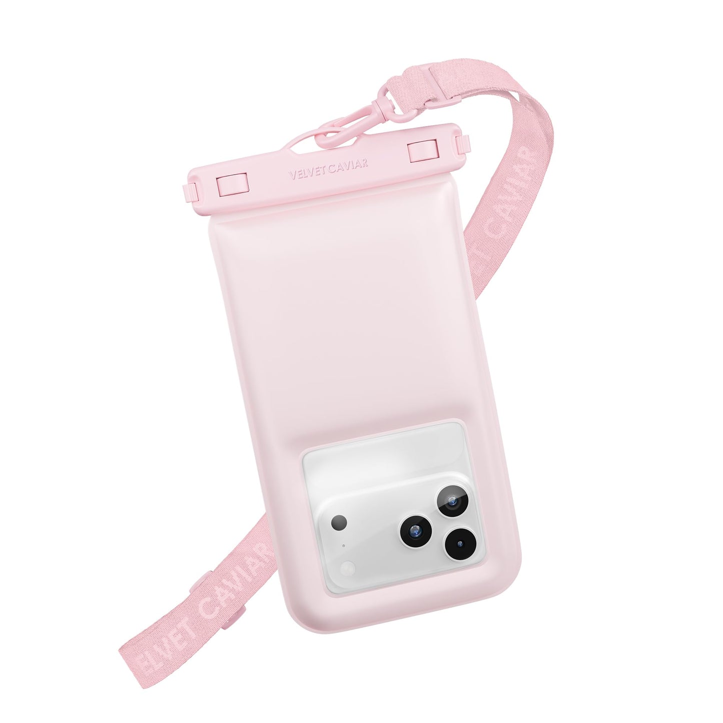 VELVET CAVIAR Waterproof Phone Pouch with Lanyard