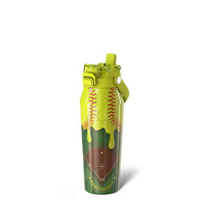 Frost Buddy 24oz Insulated Water Bottle - Straw & Chug Lid - Leak-Proof | Sip-or-chug dual lid | Ice-cold for 24+ hours | Cup-holder friendly