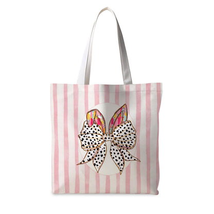 Striped series canvas bags