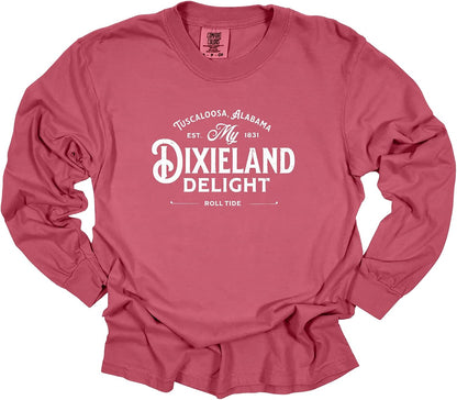 Alabama Football Dixieland Delight Fan Long Sleeve T-Shirt