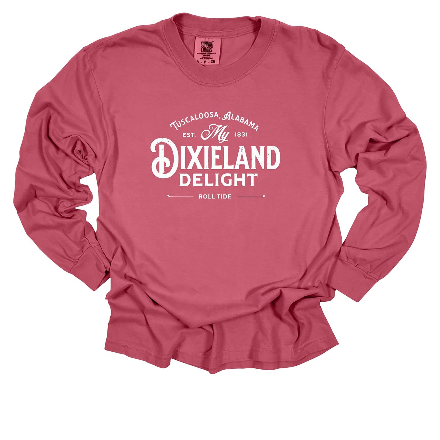 Alabama Football Dixieland Delight Fan Long Sleeve T-Shirt