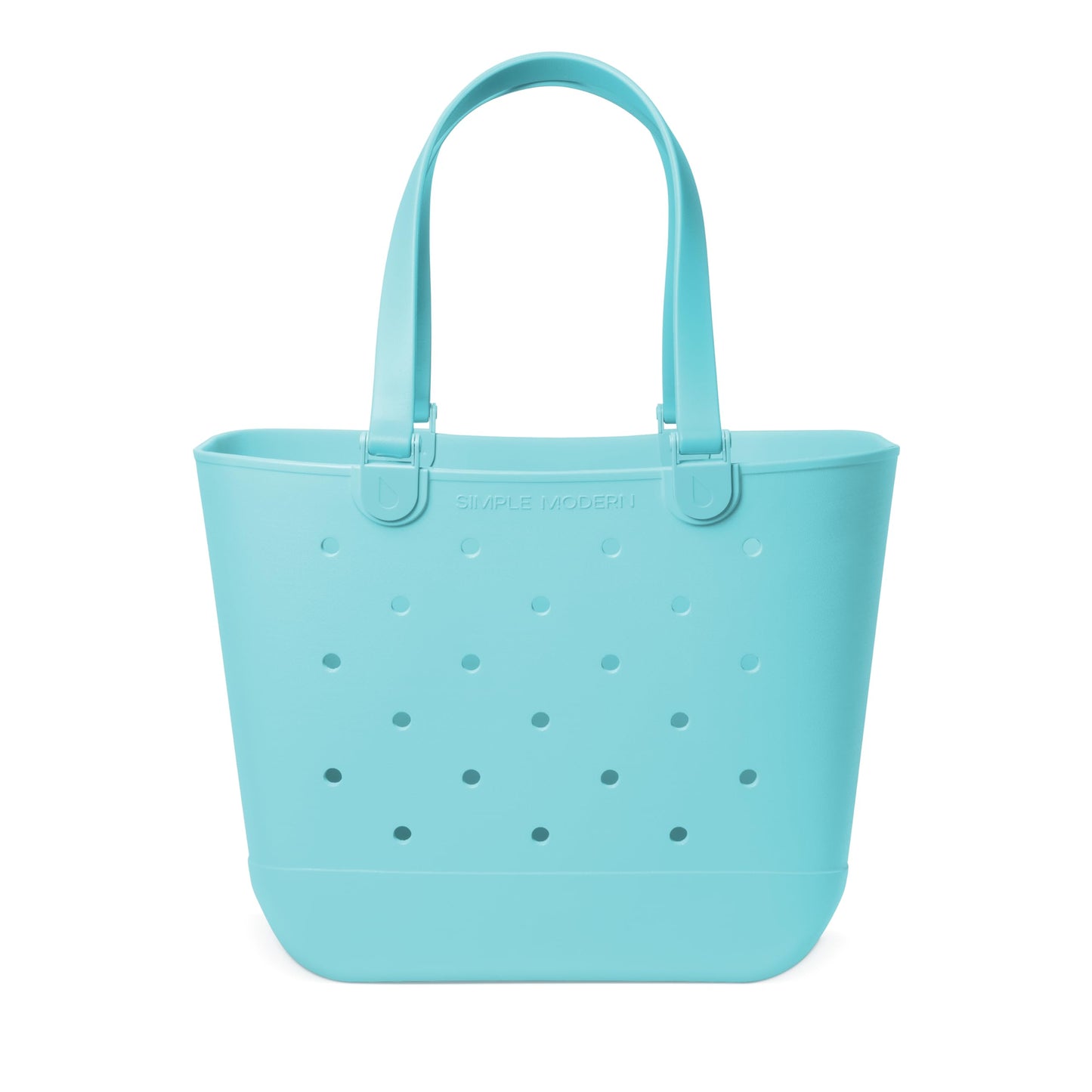 Simple Modern Waterproof Rubber Beach Bag | Large | Black