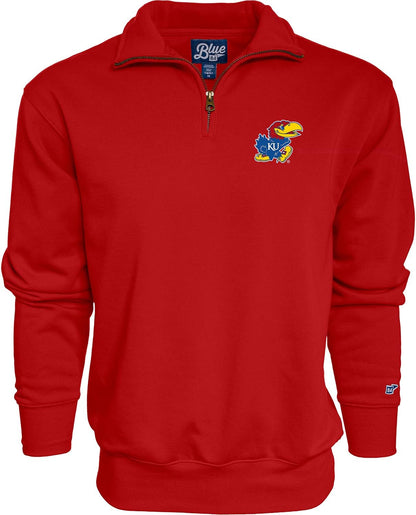 Blue 84 NCAA mens Quarter Zip Sweatshirt Icon