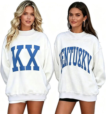 Personalized College Team Reversible Mockneck Sweatshirt, Custom Name with Font & Color Choices