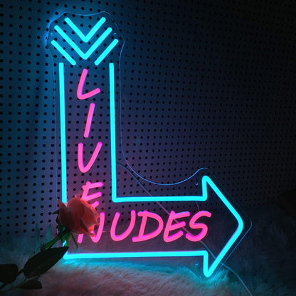 Large Good Vibes Only Neon Signs for Wall Decor -56.57" x 13.5" Pink
