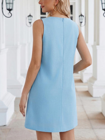 Ladyful Color Block Shift Dress
