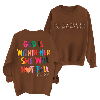 Sulayesh Christian God Is Within Her Sweatshirts