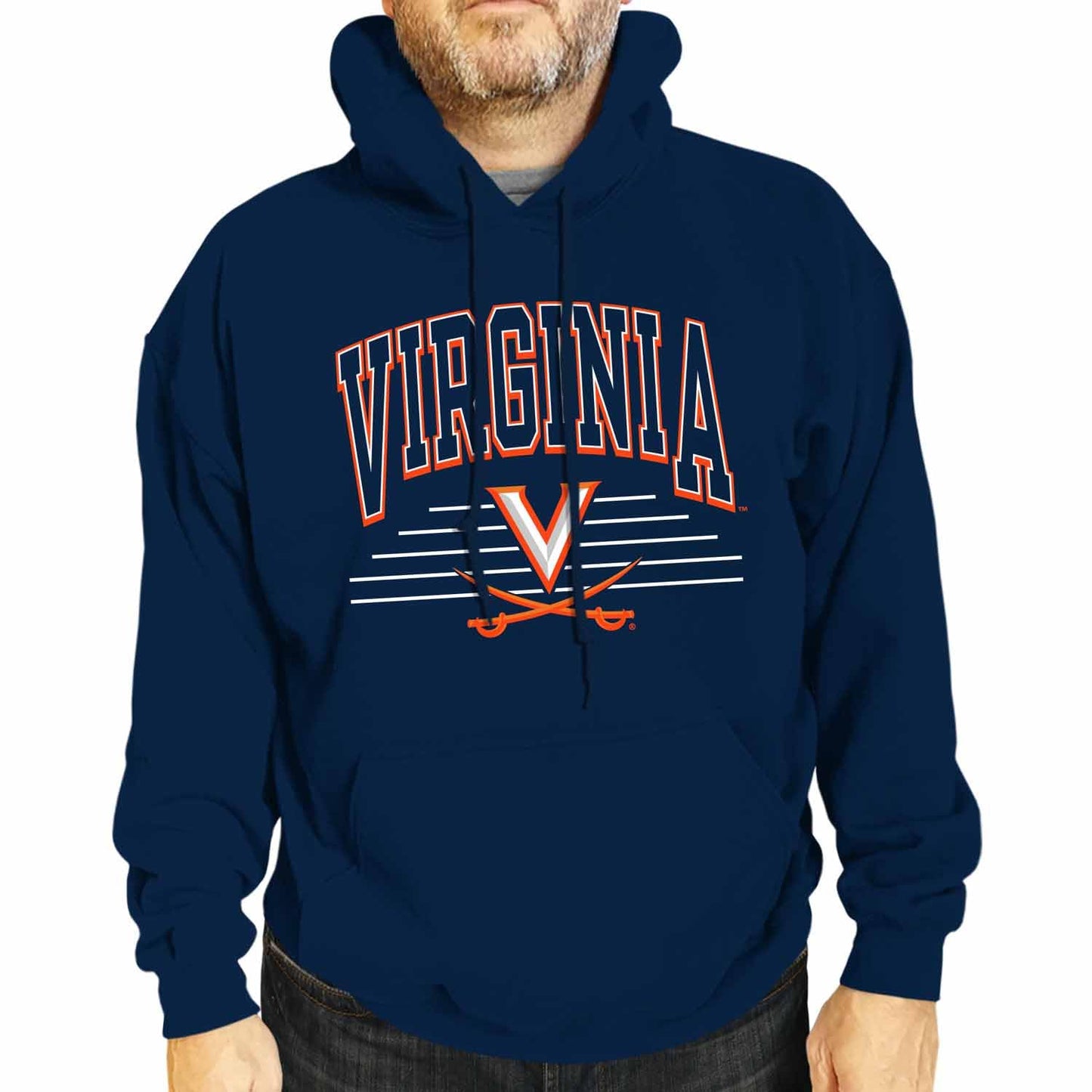 Campus Colors NCAA Overtime Classics Hooded Fleece Sweatshirt - Men Women | Officially licensed NCAA hoodie - unisex cotton poly fleece - kangaroo pocket - machine washable - S to 2XL